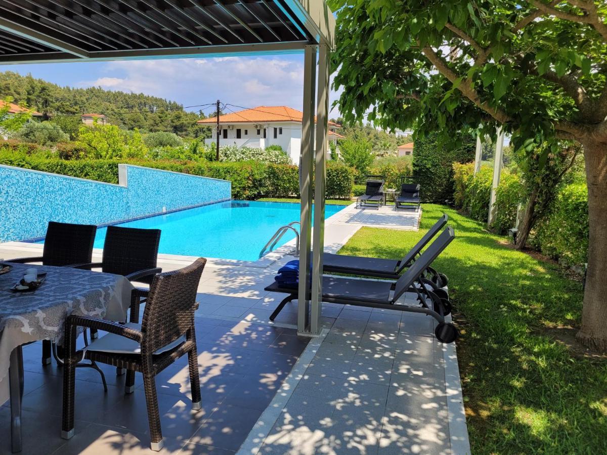 Deluxe Chrousso Pool Villa Παλιούρι Εξωτερικό φωτογραφία