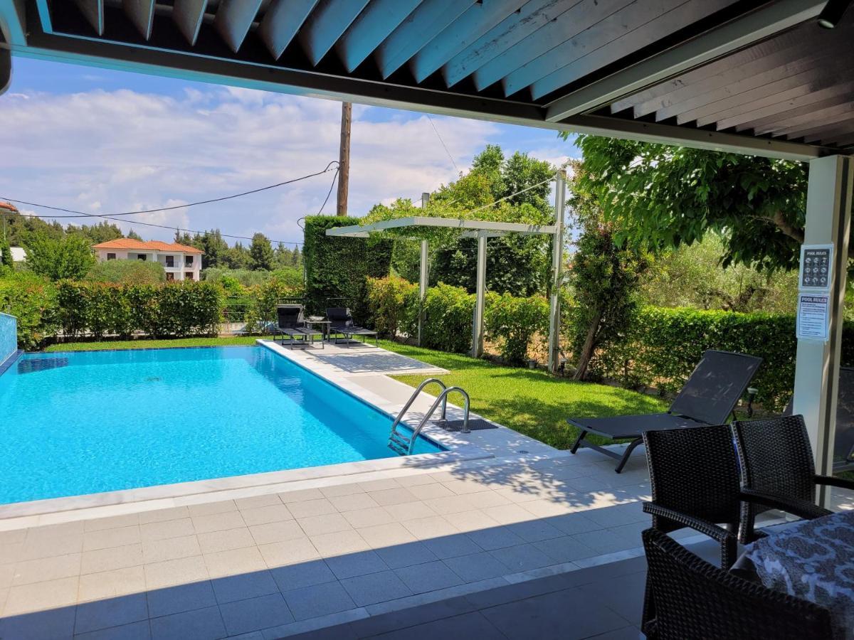 Deluxe Chrousso Pool Villa Παλιούρι Εξωτερικό φωτογραφία