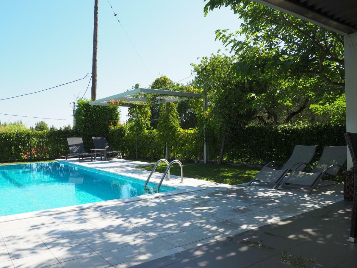 Deluxe Chrousso Pool Villa Παλιούρι Εξωτερικό φωτογραφία